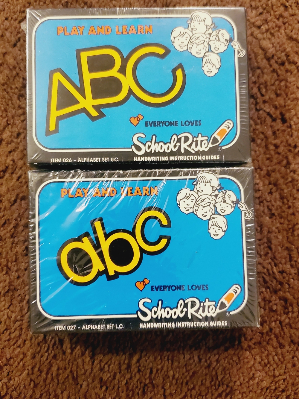 School Rite Handwriting Instructional Upper & Lower Case Guides